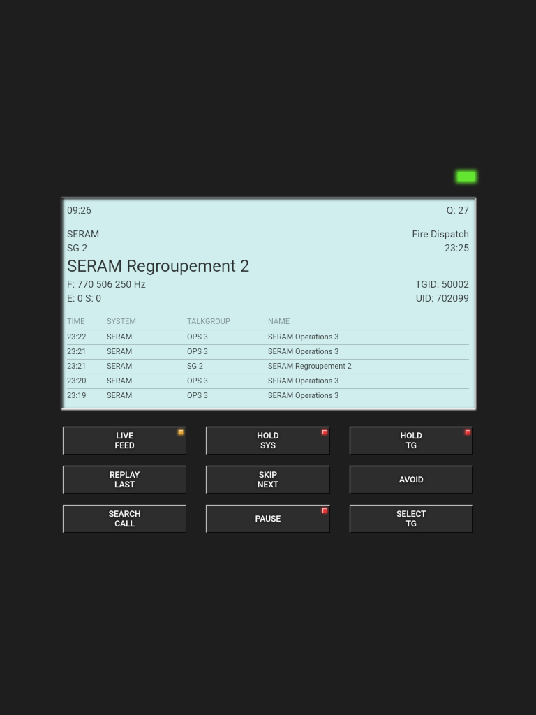 Main Screen Main Screen
